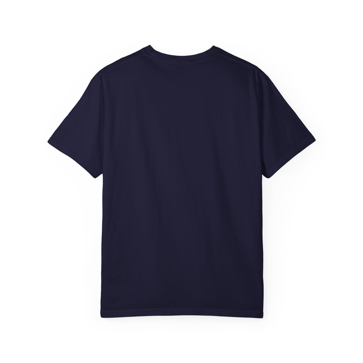 Beach Hippie Coffee Surf Logo T-Shirt — Minimal Turquoise Wave Graphic