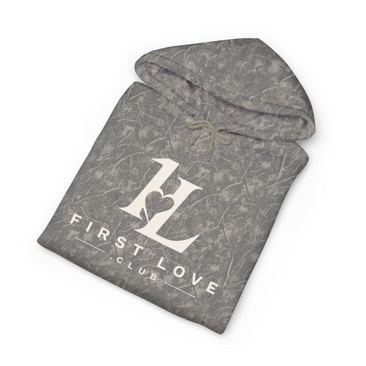 First Love Club Hoodie — Retro Monogram Pullover