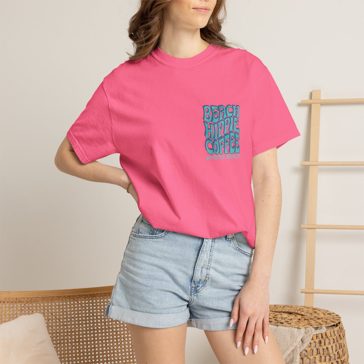 Unisex Beach Coffee & Dog Lovers T-Shirt - Life is Greater with Unconditional Love
