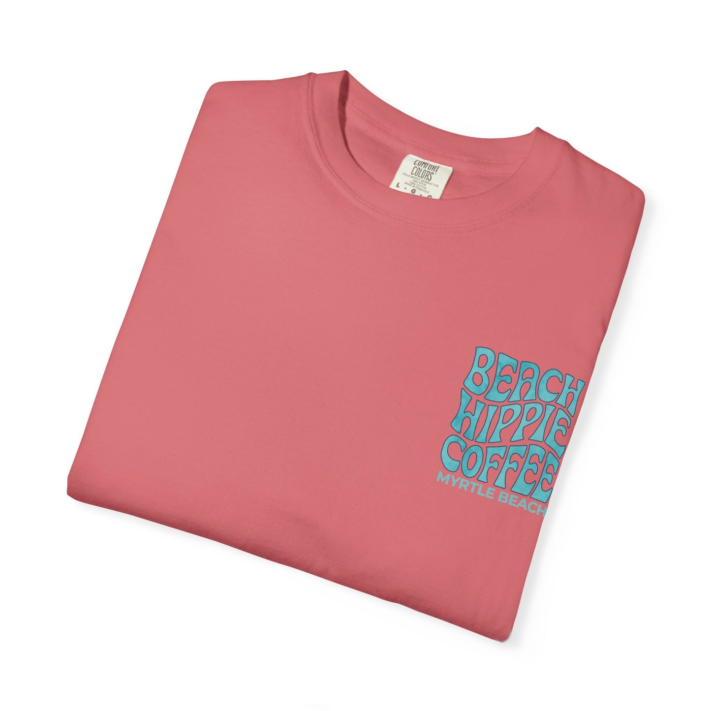 Beach Hippie Coffee Faith Can Move Mountains Tee