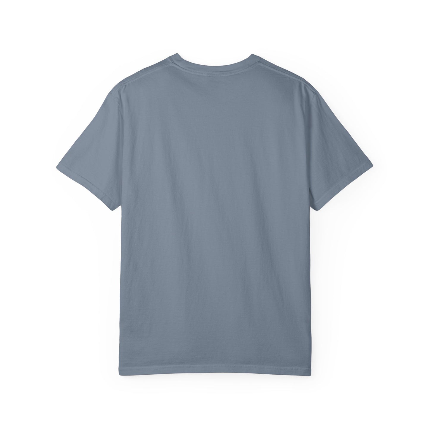 Beach Hippie Coffee Surf Logo T-Shirt — Minimal Turquoise Wave Graphic