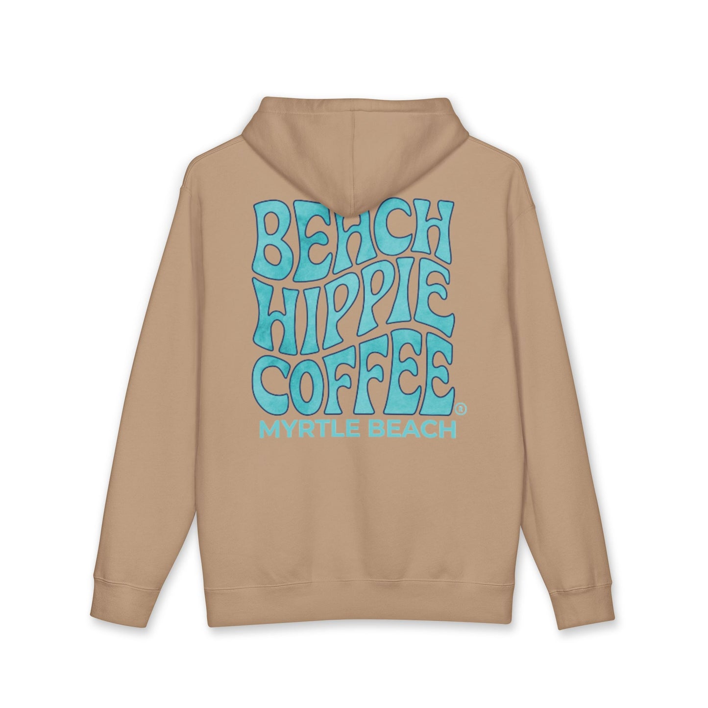 Hoodie — 'Toasted' Hippie Coffee Graphic Pullover Beach Hippie Coffe