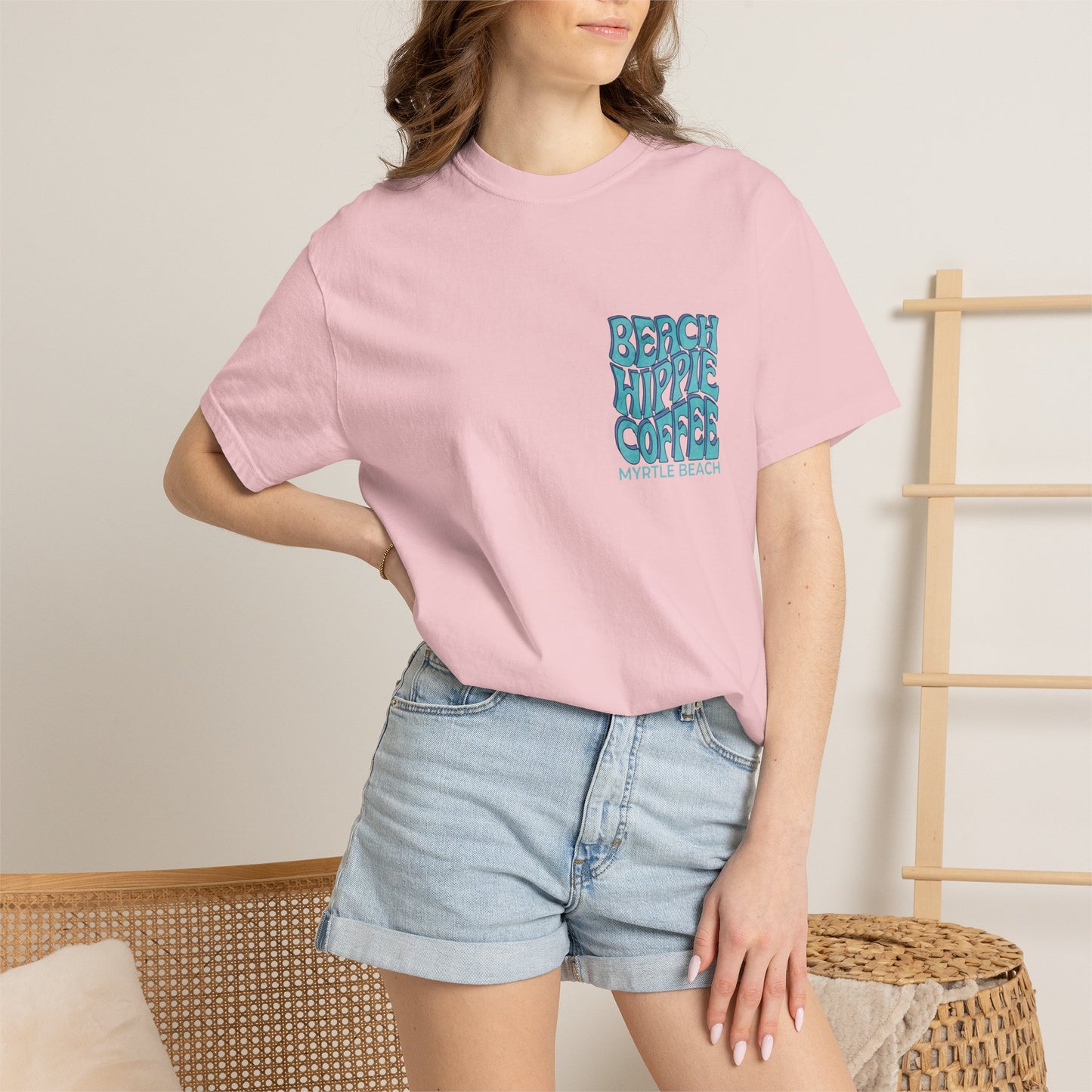 Unisex Beach Coffee & Dog Lovers T-Shirt - Life is Greater with Unconditional Love