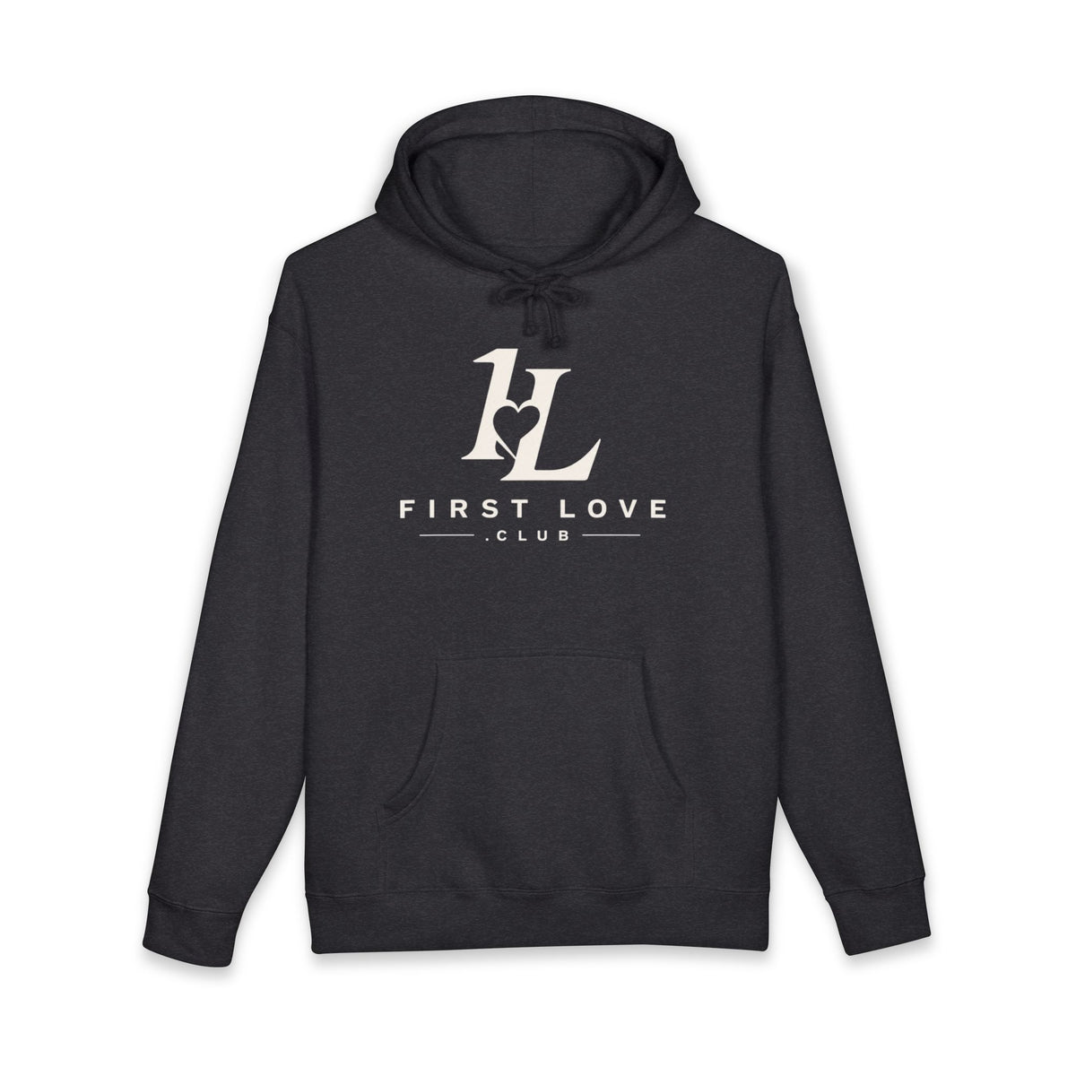 First Love Club Hoodie — Retro Monogram Pullover