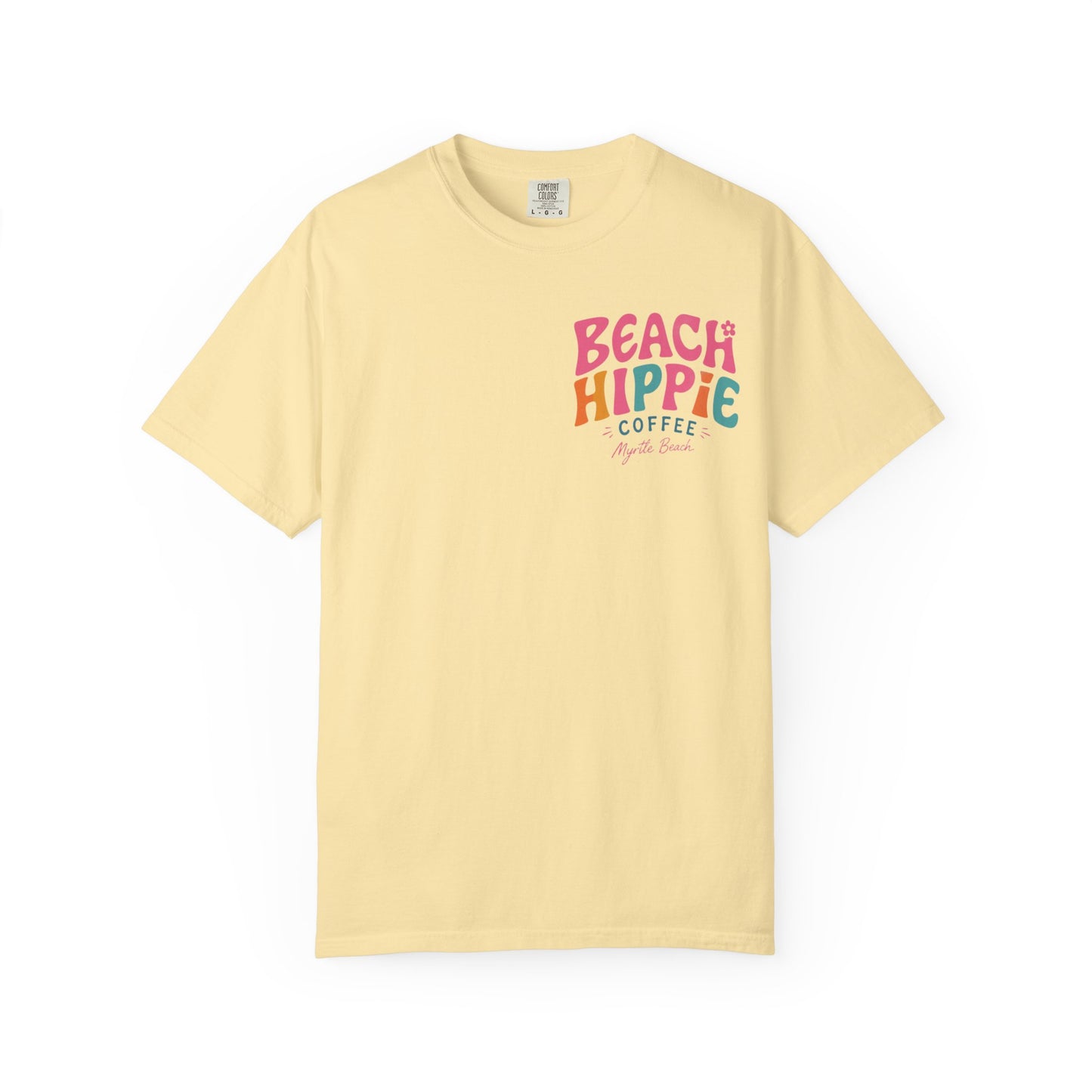 Beach Hippie T-Shirt — 'Beach Hippie Coffee' Vintage Surf Graphic Tee