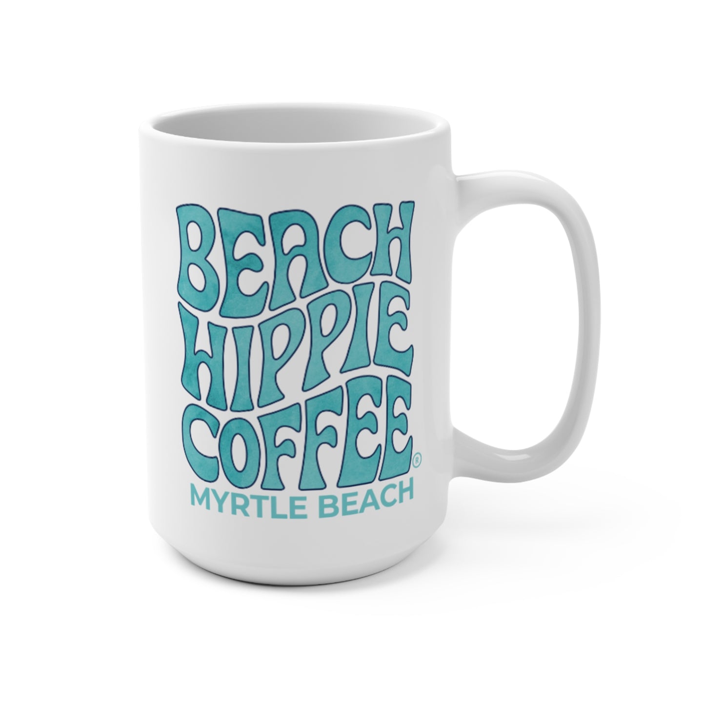 Beach Hippie Coffee Mug — Myrtle Beach 15oz