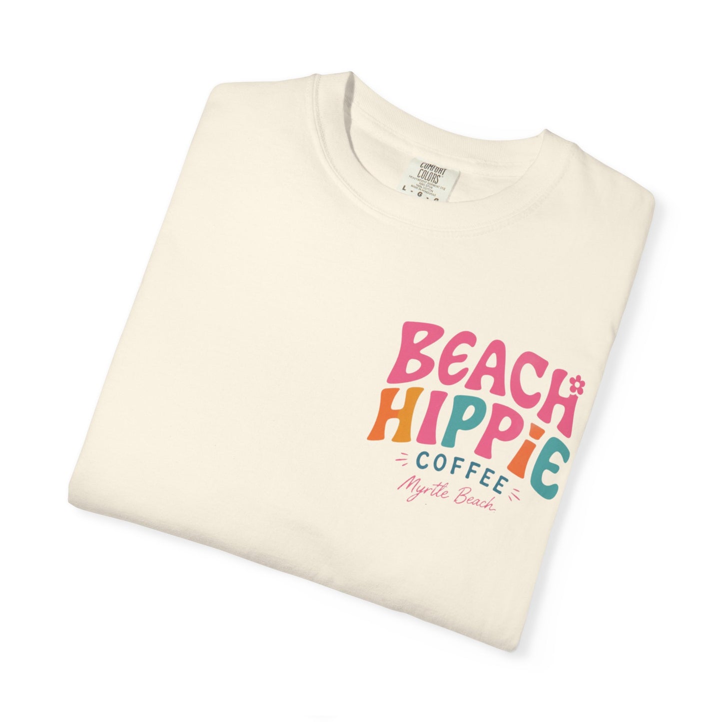 Beach Hippie T-Shirt — 'Beach Hippie Coffee' Vintage Surf Graphic Tee