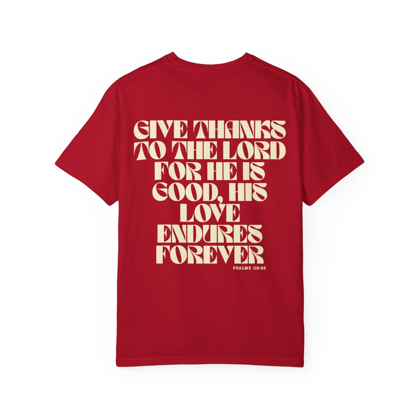 Christian Quote T-Shirt — “Love Never Ends” Inspirational Faith Tee