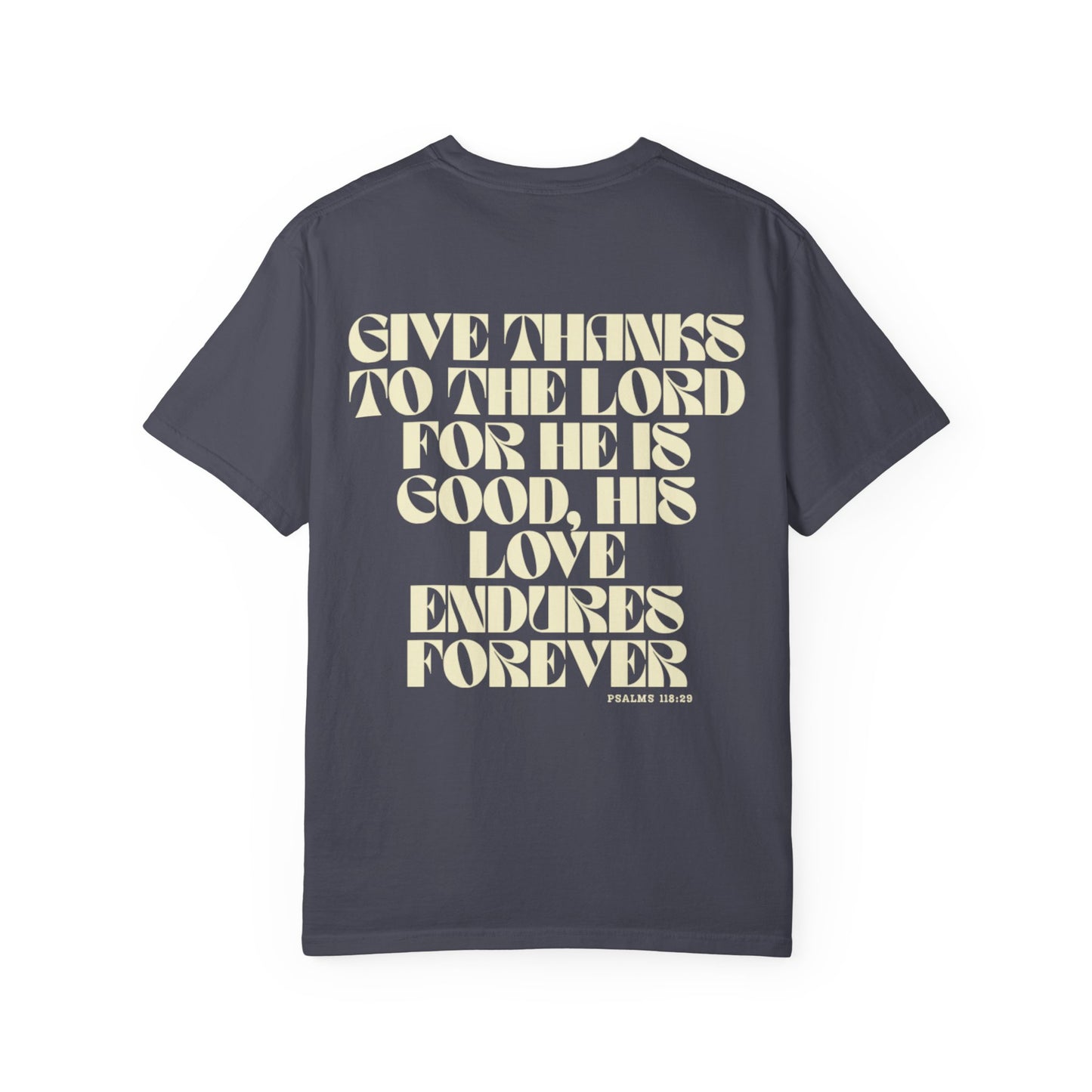 Christian Quote T-Shirt — “Love Never Ends” Inspirational Faith Tee