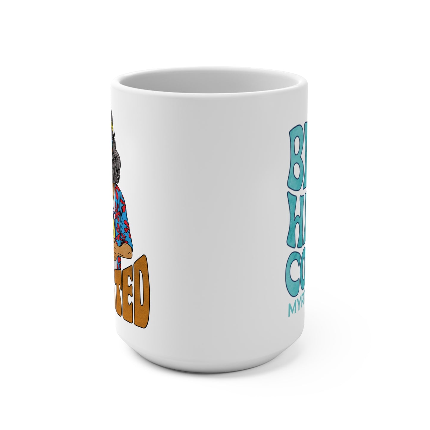 Beach Hippie Coffee Mug — Myrtle Beach 15oz