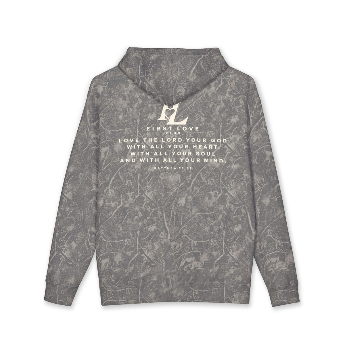 First Love Club Hoodie — Retro Monogram Pullover