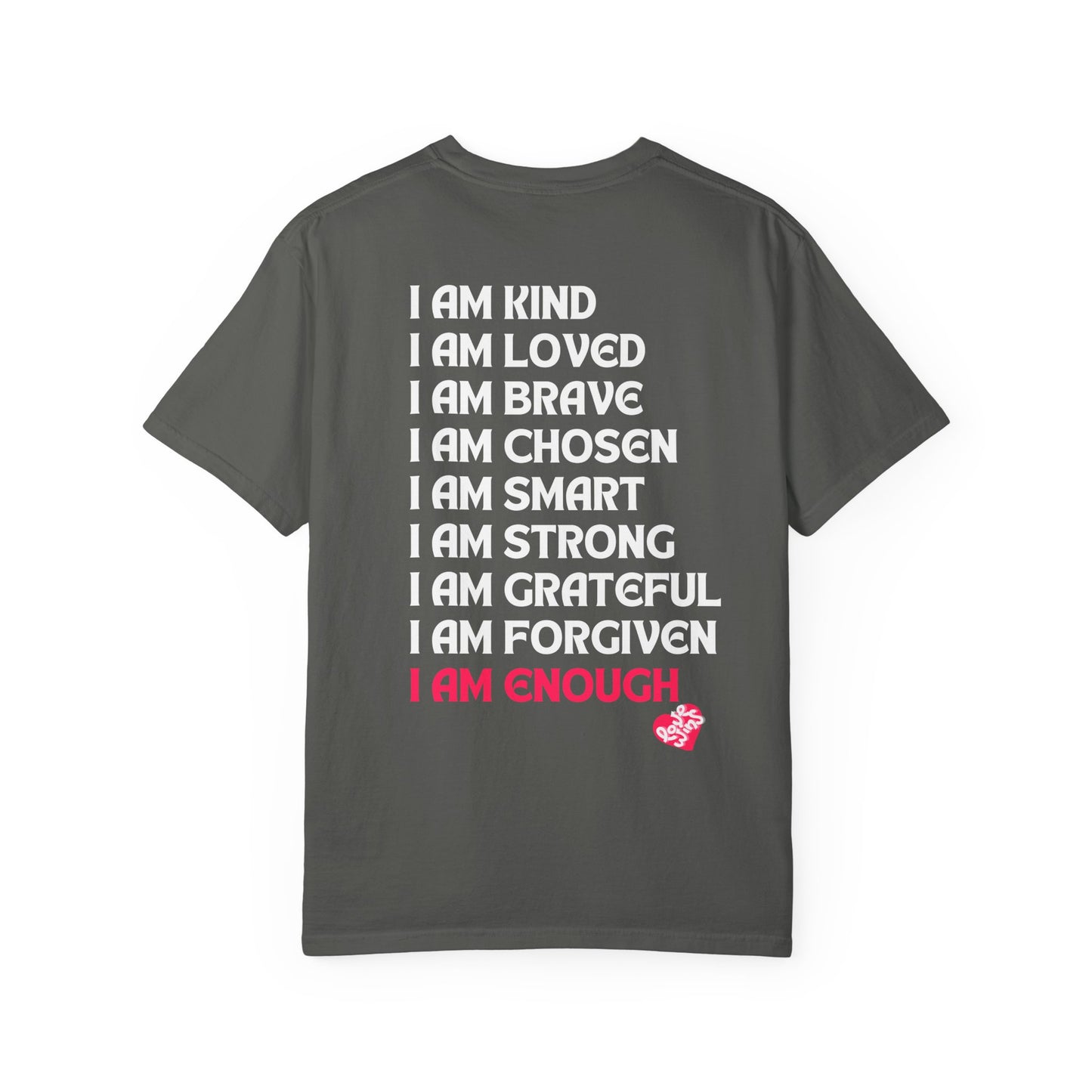 Beach Hippie Coffee T-Shirt - I Am Enough Graphic Tee
