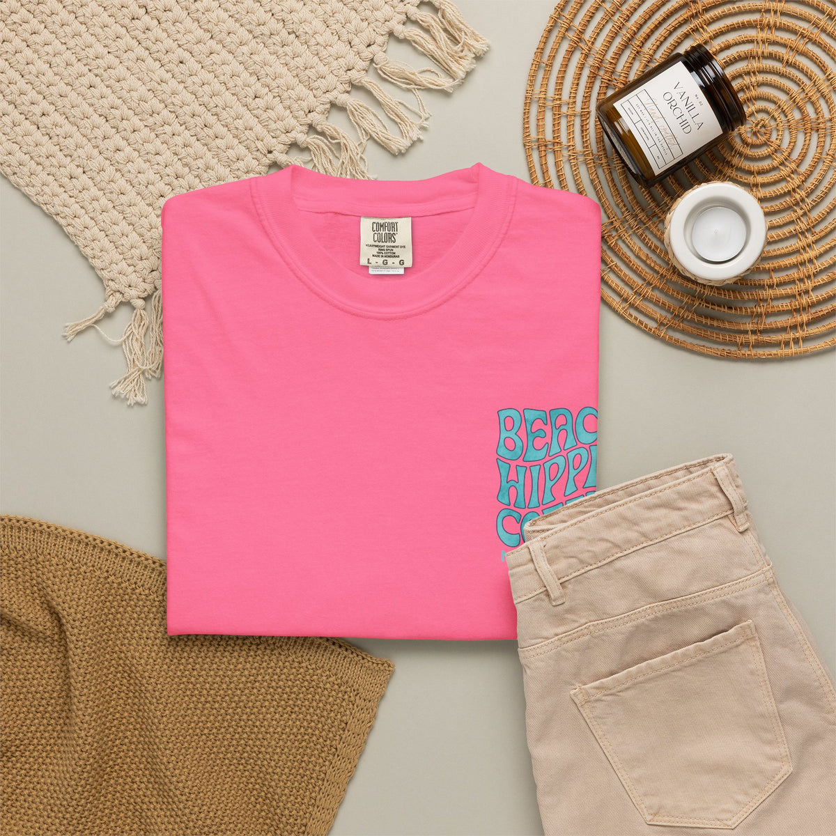 Beach Hippe Coffee T-Shirt — Trust the One Who Calms the Seas