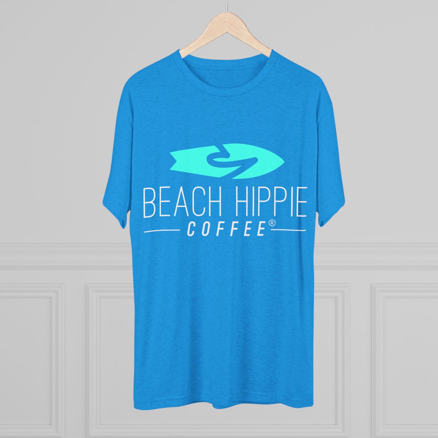 Beach Hippie Coffee Unisex Crew Tee - VW T-Shirt for Beach Lovers