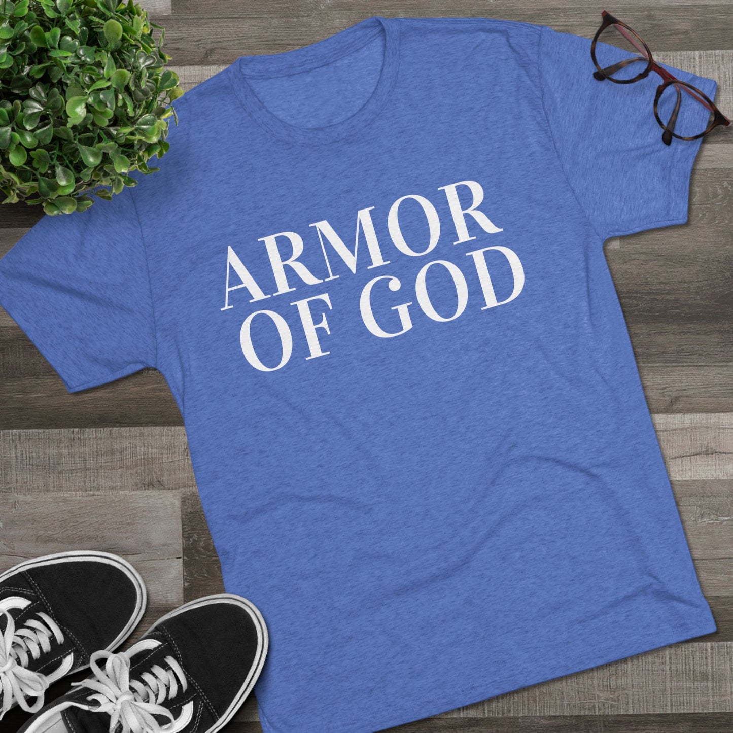 Faith Streetwear Crew Tee — "Remember God Is With You"