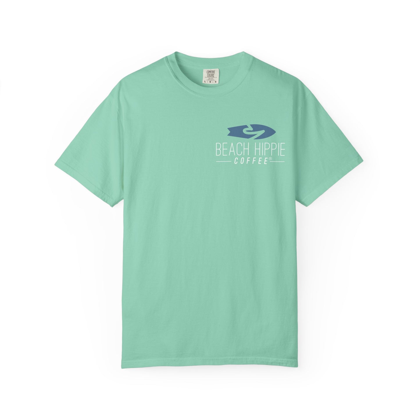 Beach Hippie T-Shirt — 'Beach Hippie Coffee' Vintage VW Van Myrtle Beach Tee