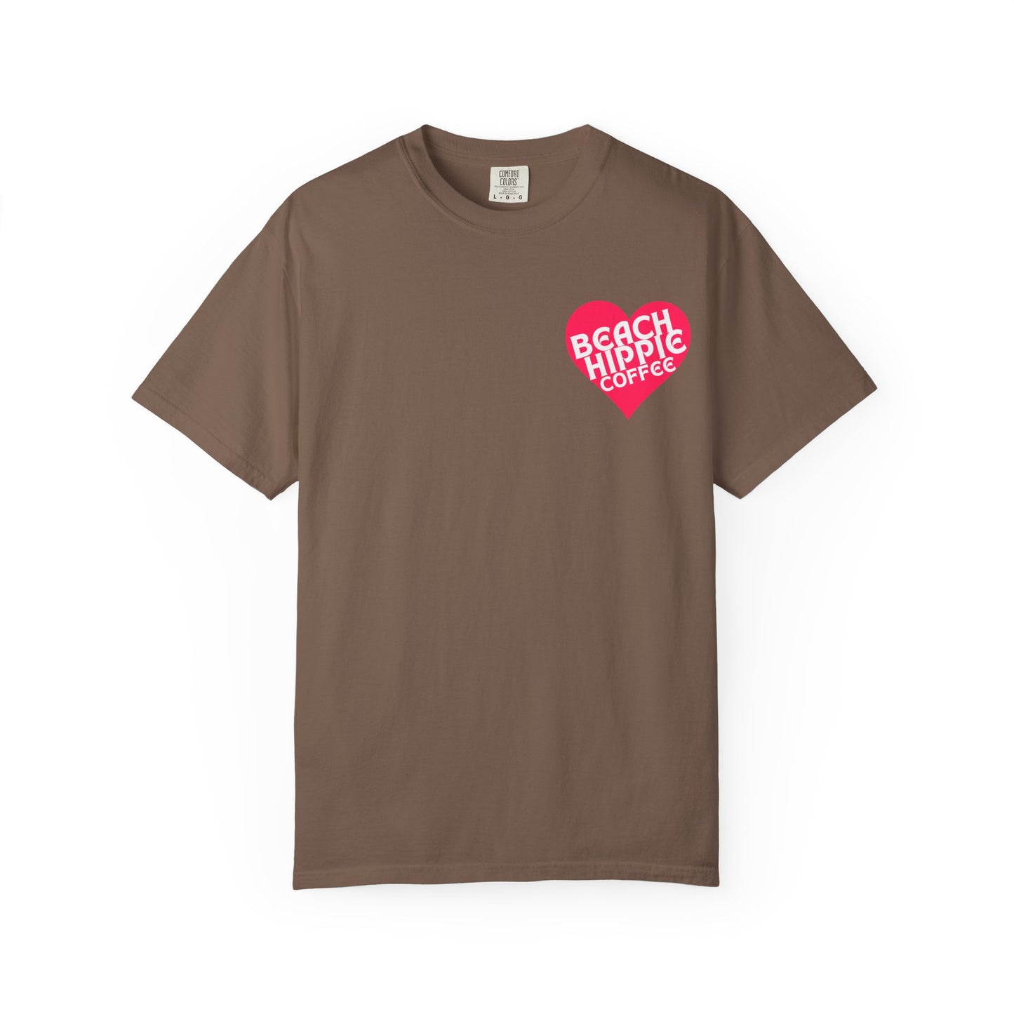 Beach Hippie Coffee T-Shirt - I Am Enough Graphic Tee