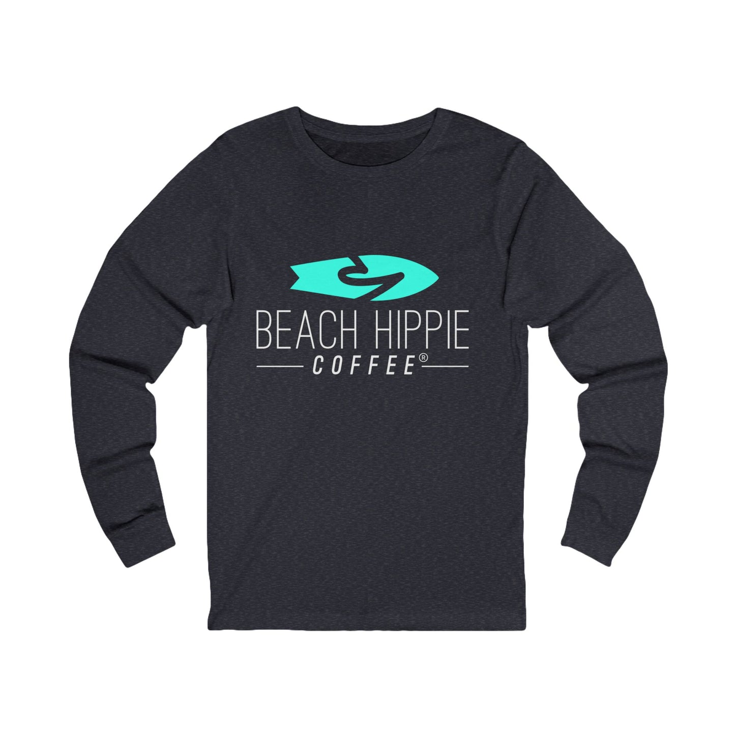 Live Your Best Life with Beach Hippie Coffee- Jersey Long Sleeve Tee