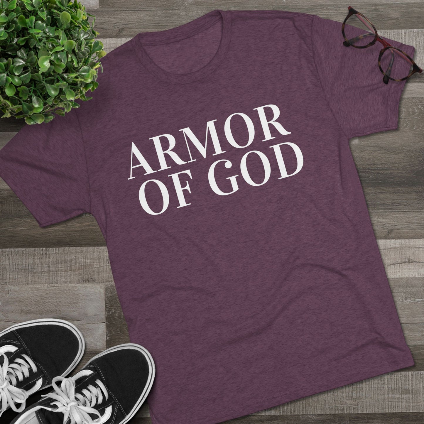 Faith Streetwear Crew Tee — "Remember God Is With You"