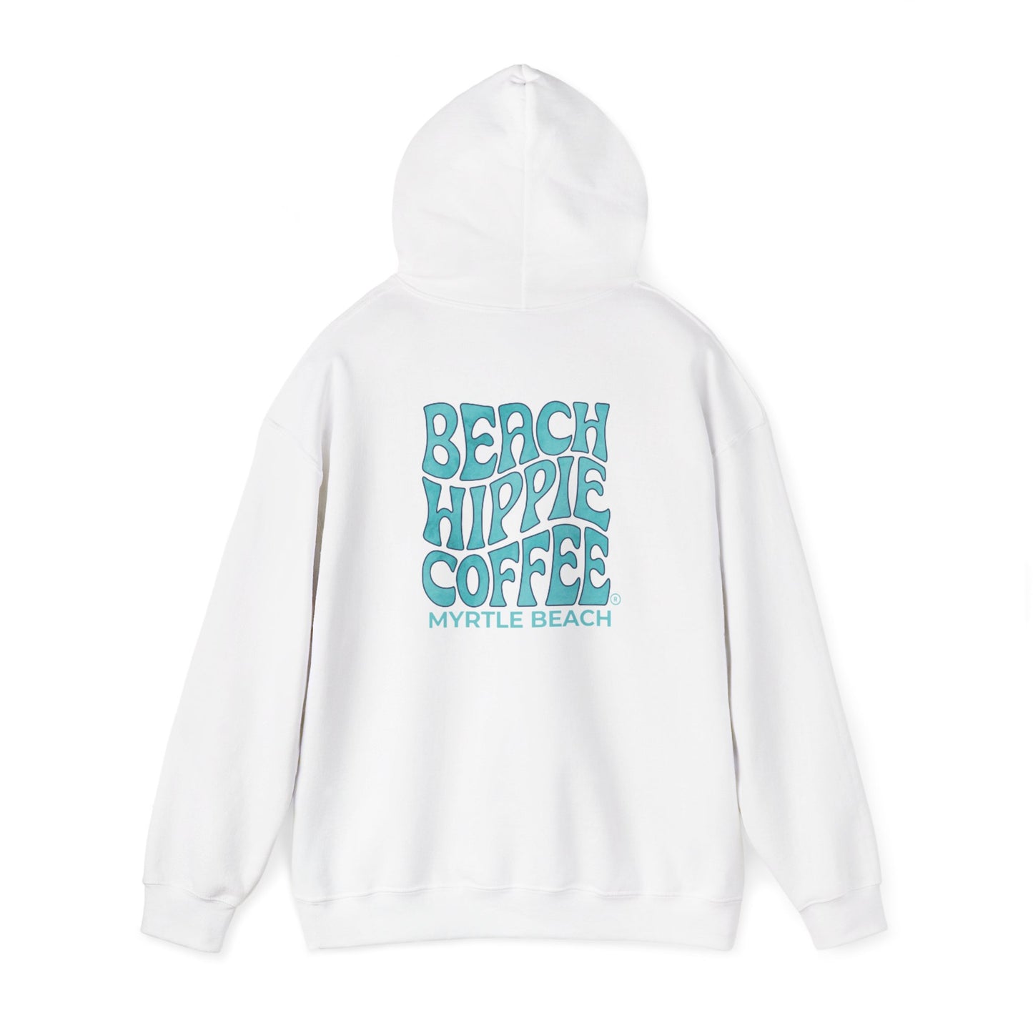Beach Hippie Coffee Hoodie — "Toasted" Graphic Myrtle Beach Coffee Shop Sweatshirt