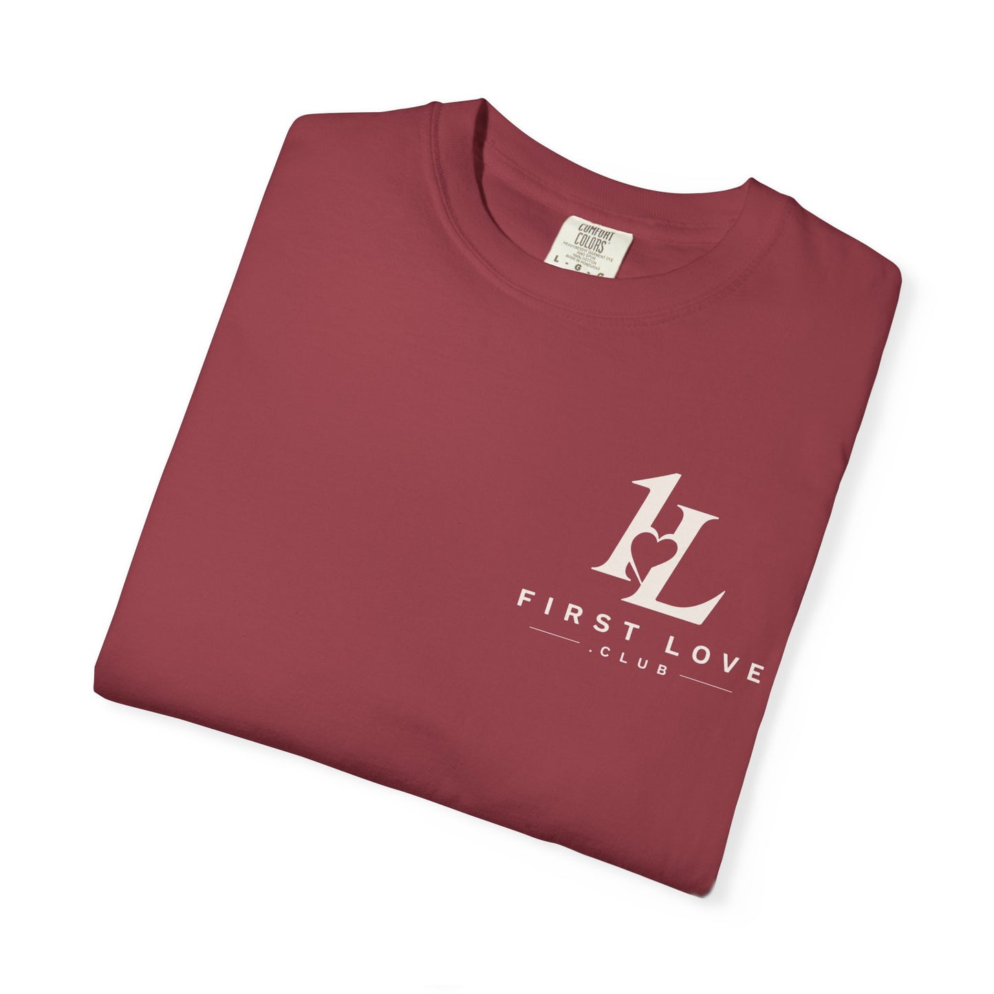 First Love Mountain T-Shirt — "Greater Is He" Christian Faith Tee