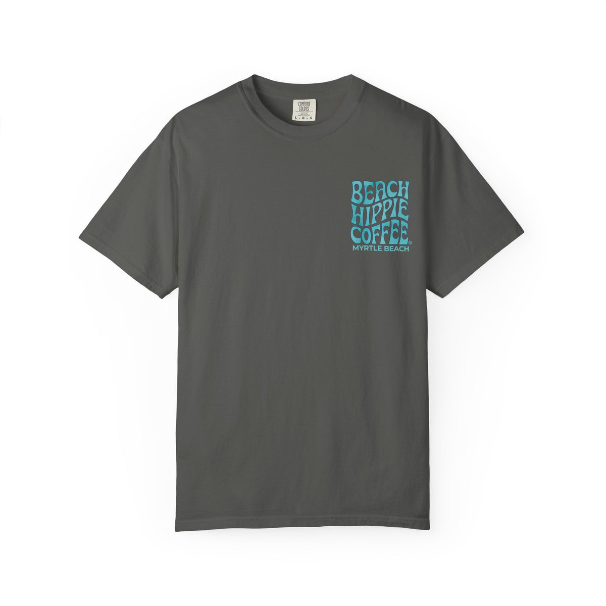 Beach Hippe Coffee T-Shirt — Trust the One Who Calms the Seas