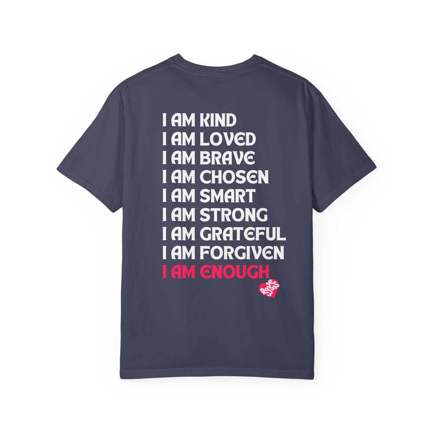Beach Hippie Coffee T-Shirt - I Am Enough Graphic Tee
