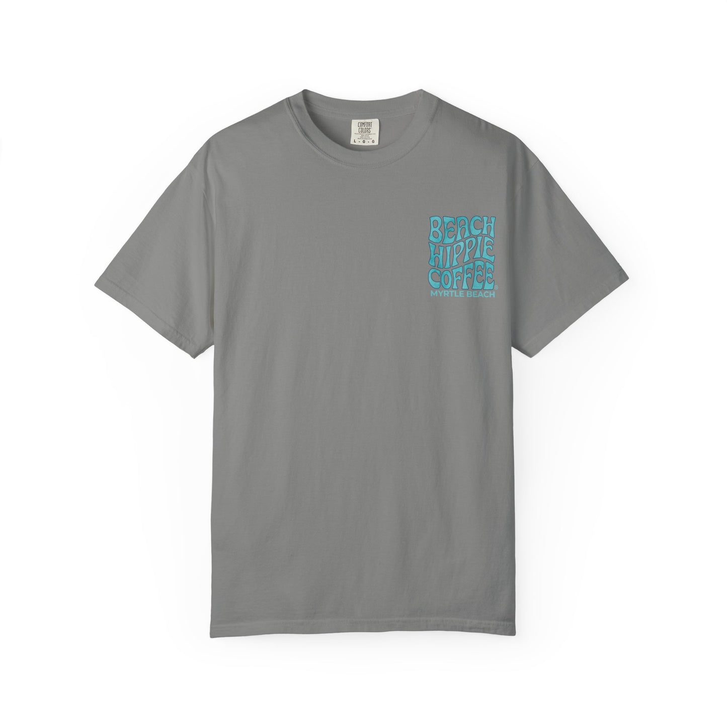 Beach Hippie Coffee Faith Can Move Mountains Tee