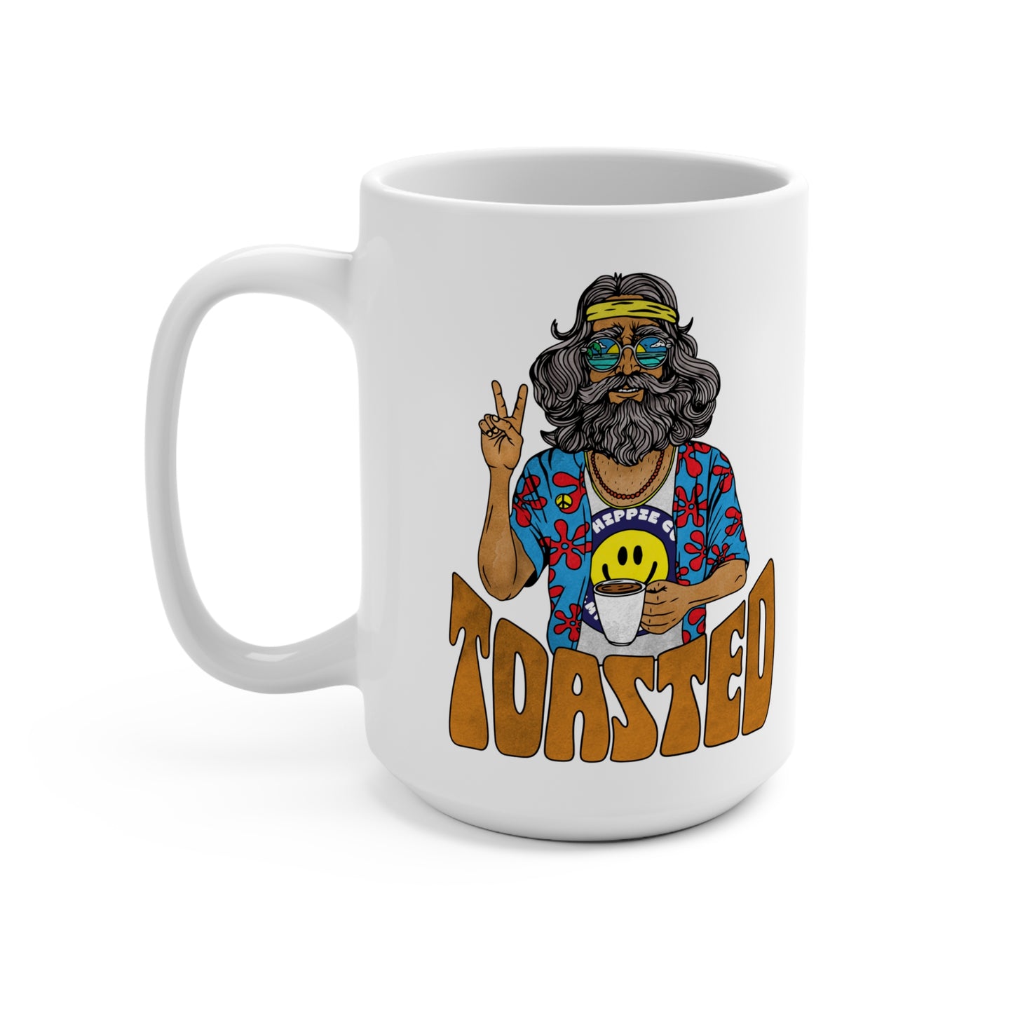 Beach Hippie Coffee Mug — Myrtle Beach 15oz