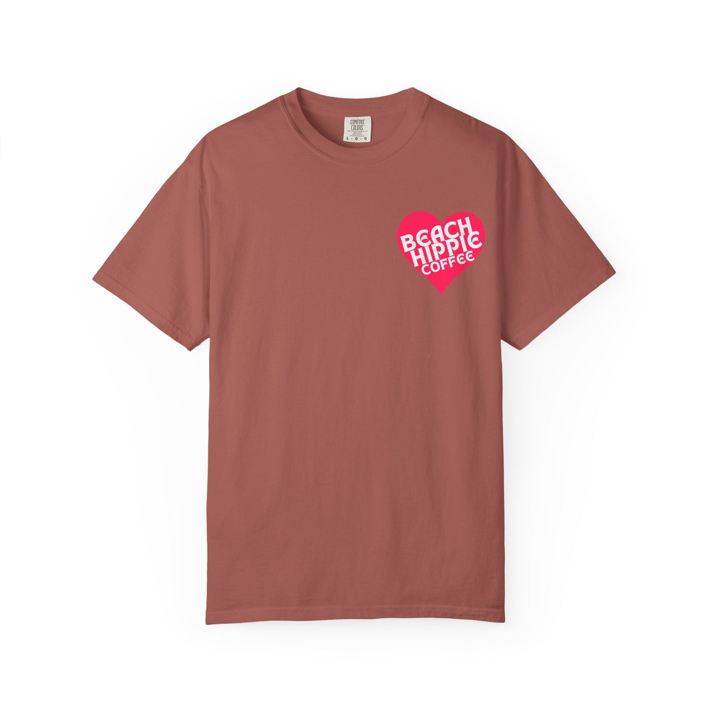 Beach Hippie Coffee T-Shirt - I Am Enough Graphic Tee