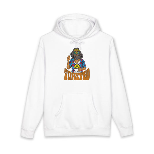 Hoodie — 'Toasted' Hippie Coffee Graphic Pullover Beach Hippie Coffe