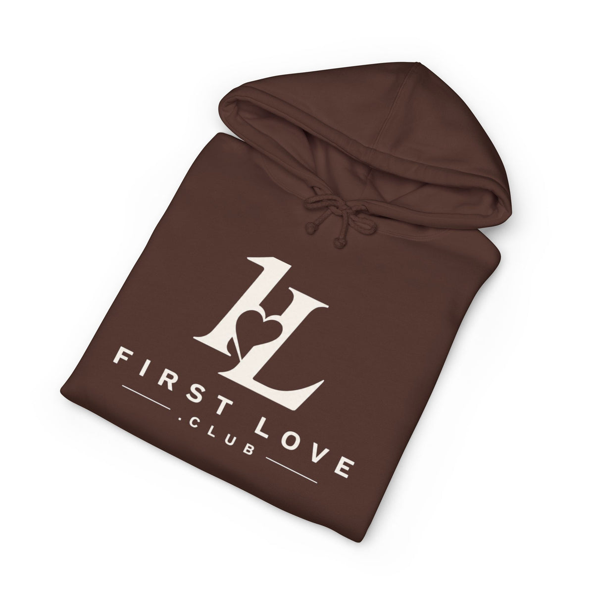 First Love Club Hoodie — Retro Monogram Pullover