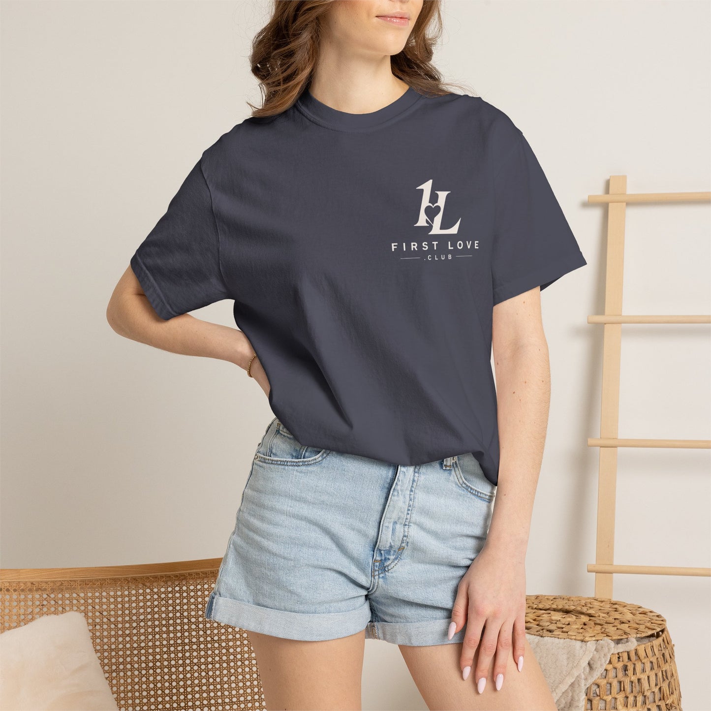 First Love Mountain T-Shirt — "Greater Is He" Christian Faith Tee