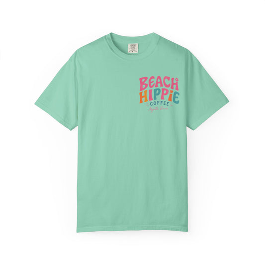 Beach Hippie T-Shirt — 'Beach Hippie Coffee' Vintage Surf Graphic Tee