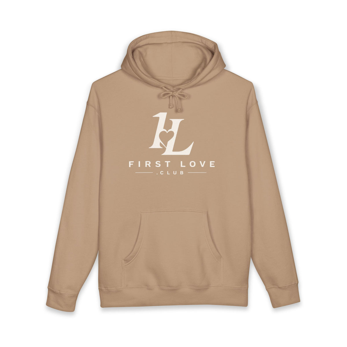 First Love Club Hoodie — Retro Monogram Pullover
