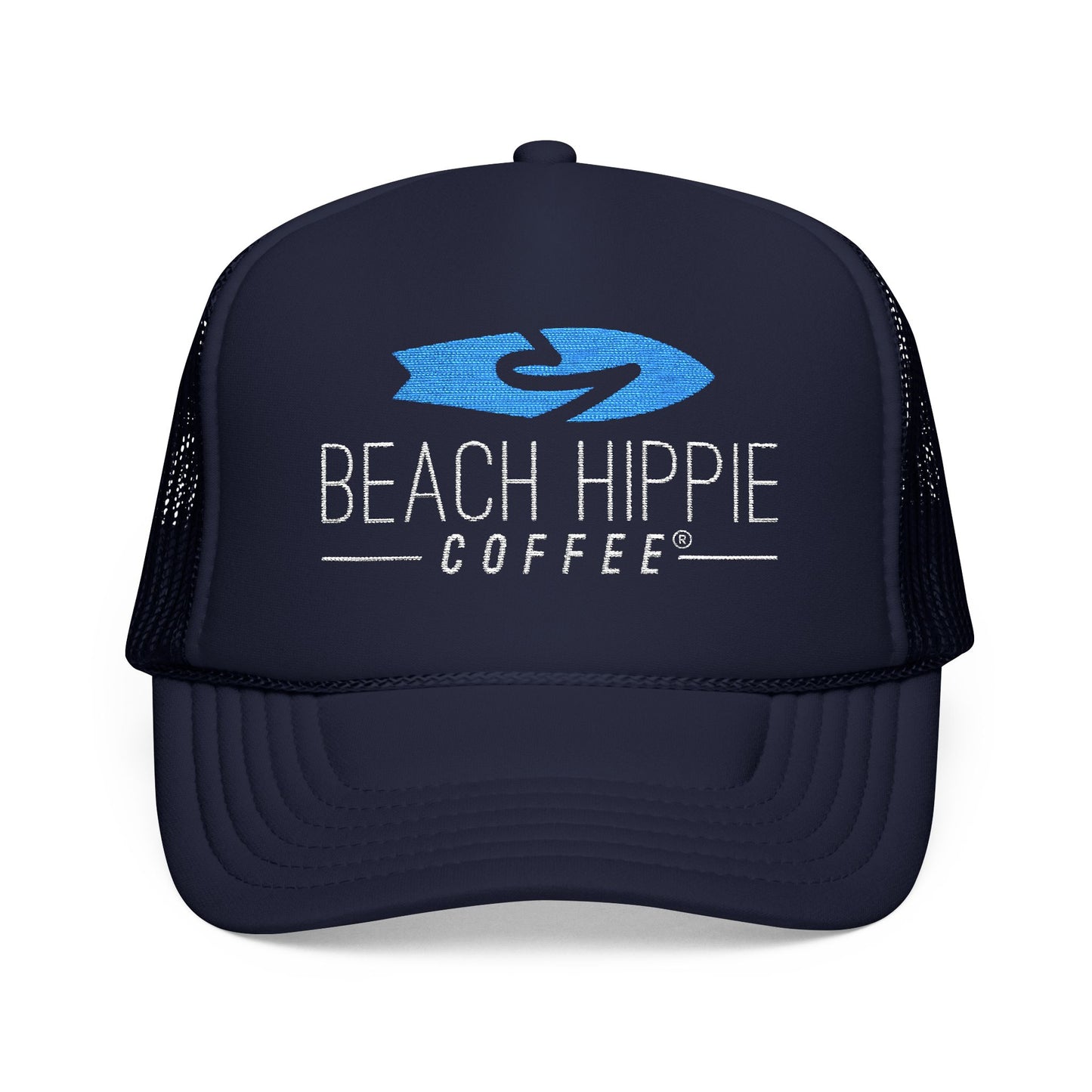 Beach Hippie Embroidered Foam Trucker Hat, Perfect Gift for Beach Lovers, Summer Festivals, Casual Outings, Outdoor Adventures, [...]