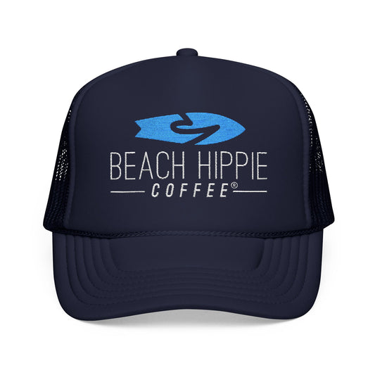 Beach Hippie Embroidered Foam Trucker Hat, Perfect Gift for Beach Lovers, Summer Festivals, Casual Outings, Outdoor Adventures, [...]