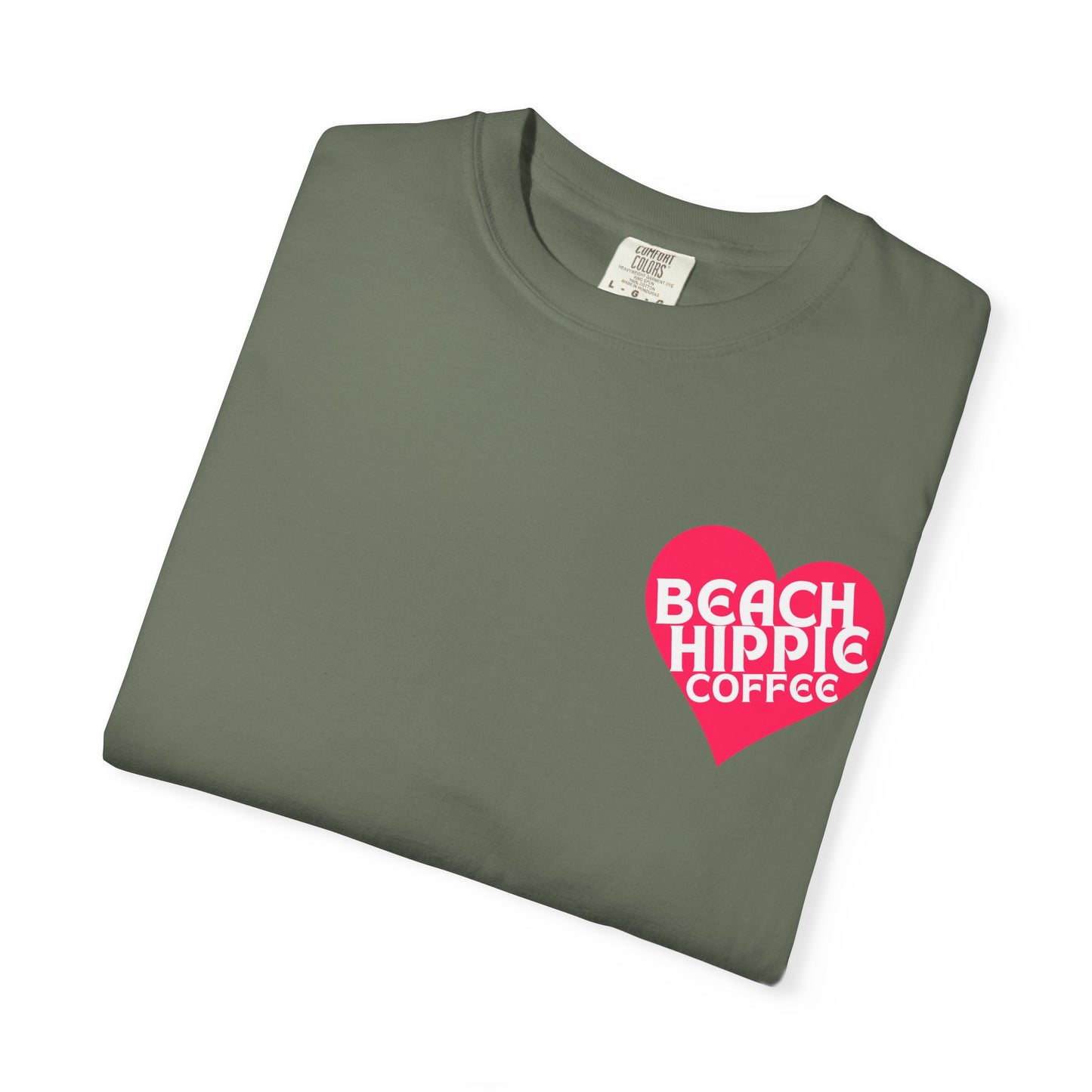 Beach Hippie Coffee T-Shirt - I Am Enough Graphic Tee