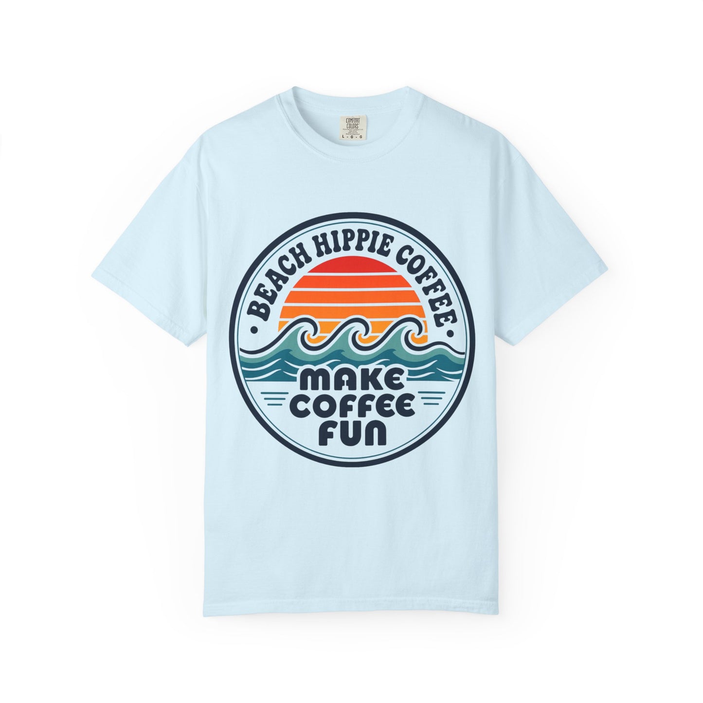 Coffee Club T-Shirt — "Make Coffee Fun" Retro Beach Surf Graphic