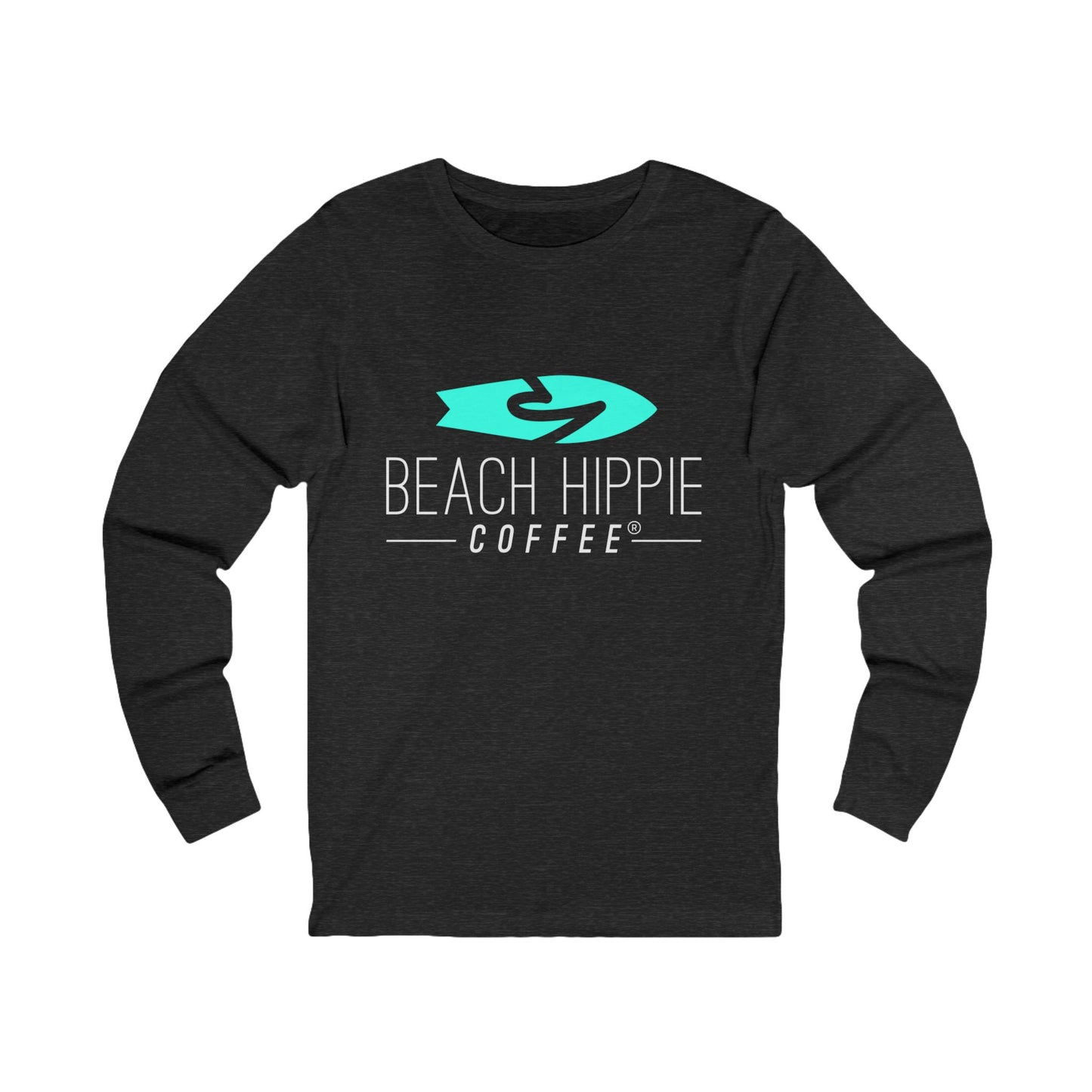 Live Your Best Life with Beach Hippie Coffee- Jersey Long Sleeve Tee