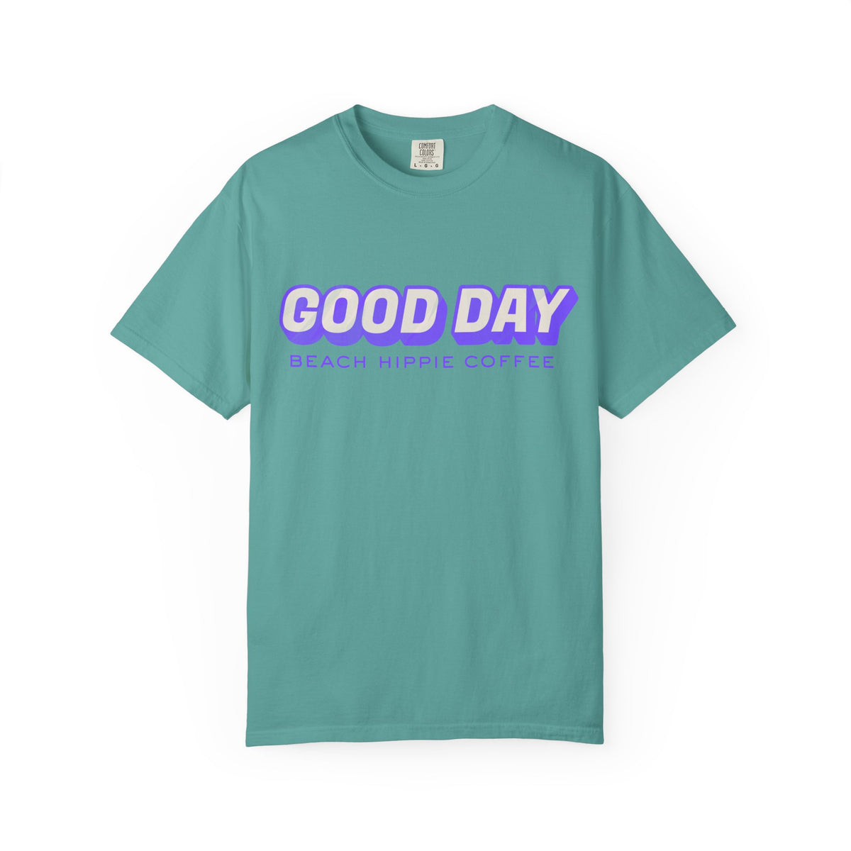 Good Day Graphic T-Shirt — "Today... I Am" Inspirational Beach Coffee Tee