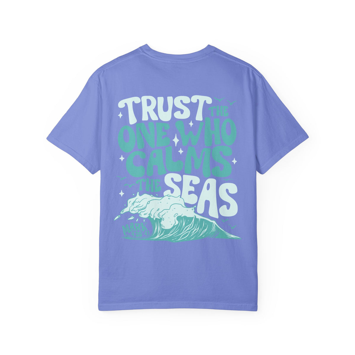 Beach Hippe Coffee T-Shirt — Trust the One Who Calms the Seas