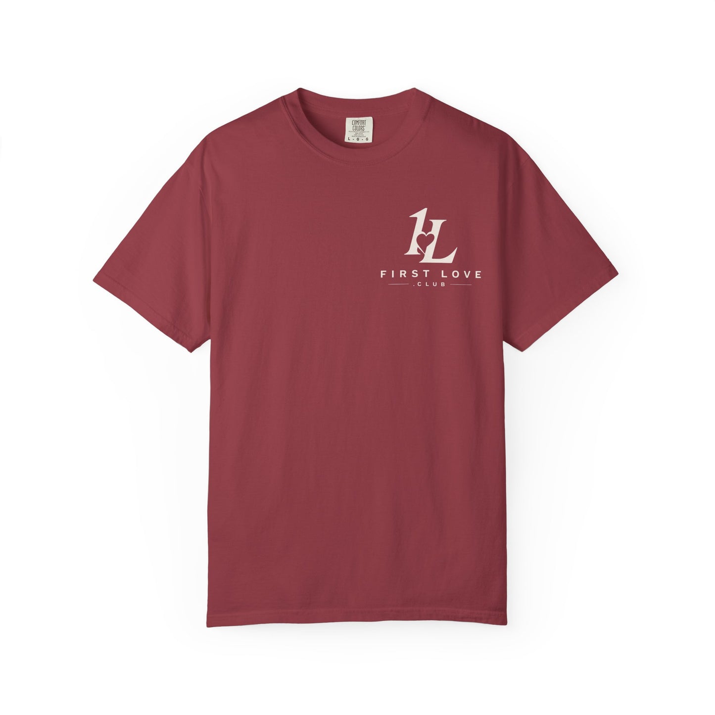First Love Mountain T-Shirt — "Greater Is He" Christian Faith Tee