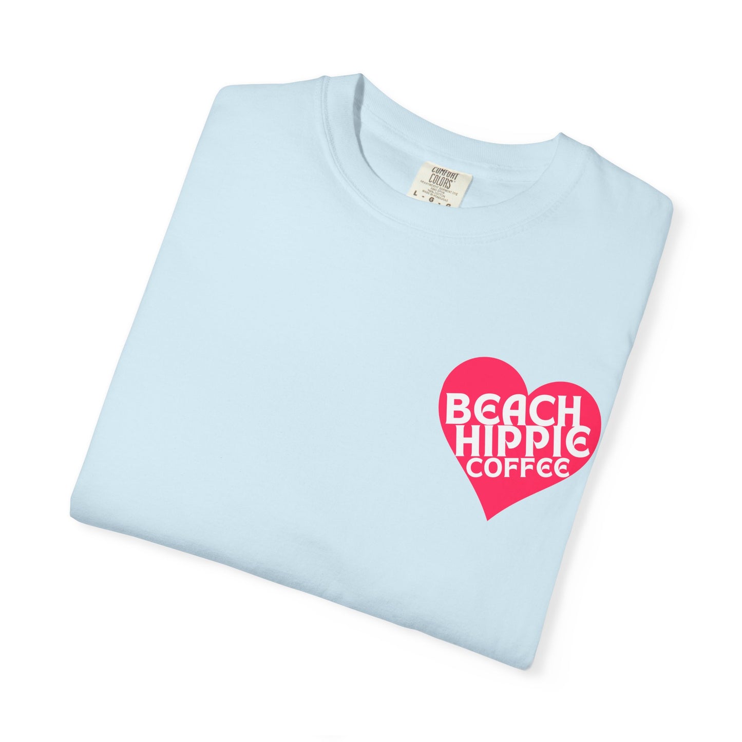 Beach Hippie Coffee T-Shirt - I Am Enough Graphic Tee