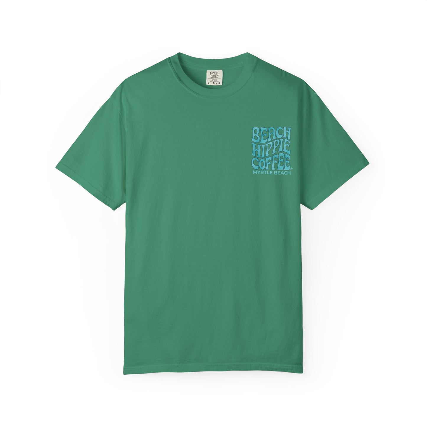 Beach Hippie Coffee Faith Can Move Mountains Tee