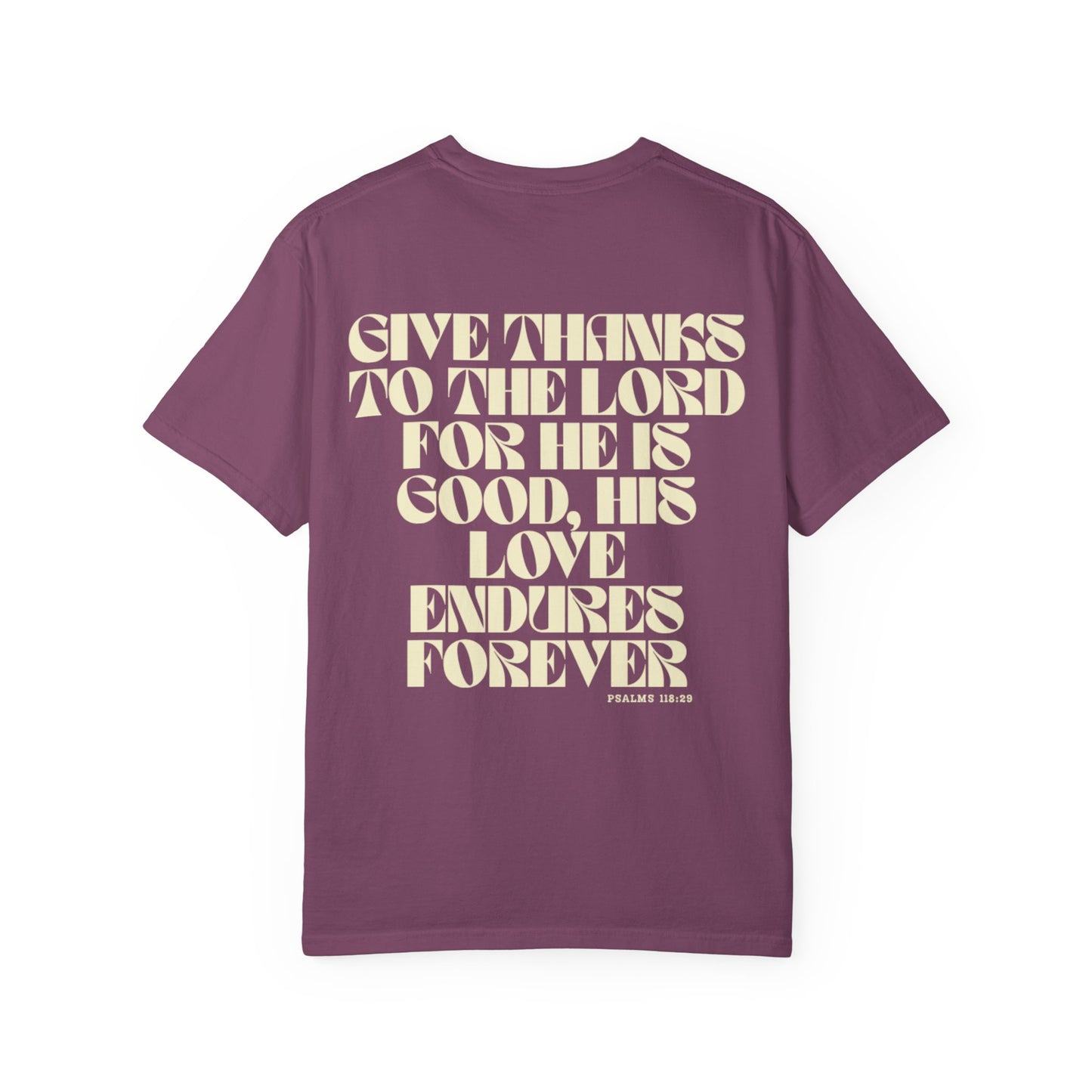 Christian Quote T-Shirt — “Love Never Ends” Inspirational Faith Tee