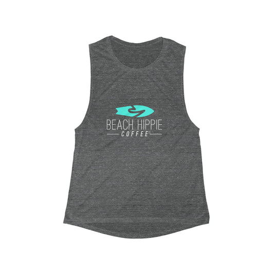 Beach Hippie Coffee Women's Flow Tank