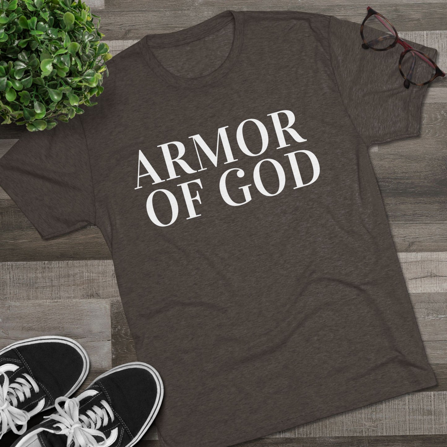 Faith Streetwear Crew Tee — "Remember God Is With You"