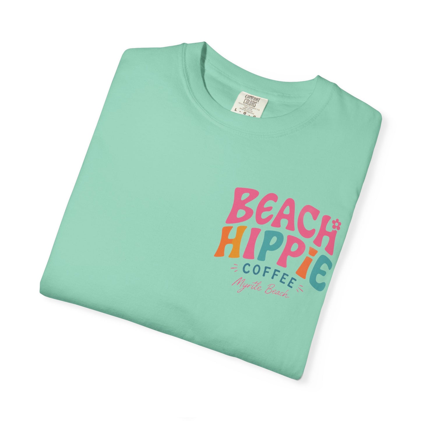 Beach Hippie T-Shirt — 'Beach Hippie Coffee' Vintage Surf Graphic Tee