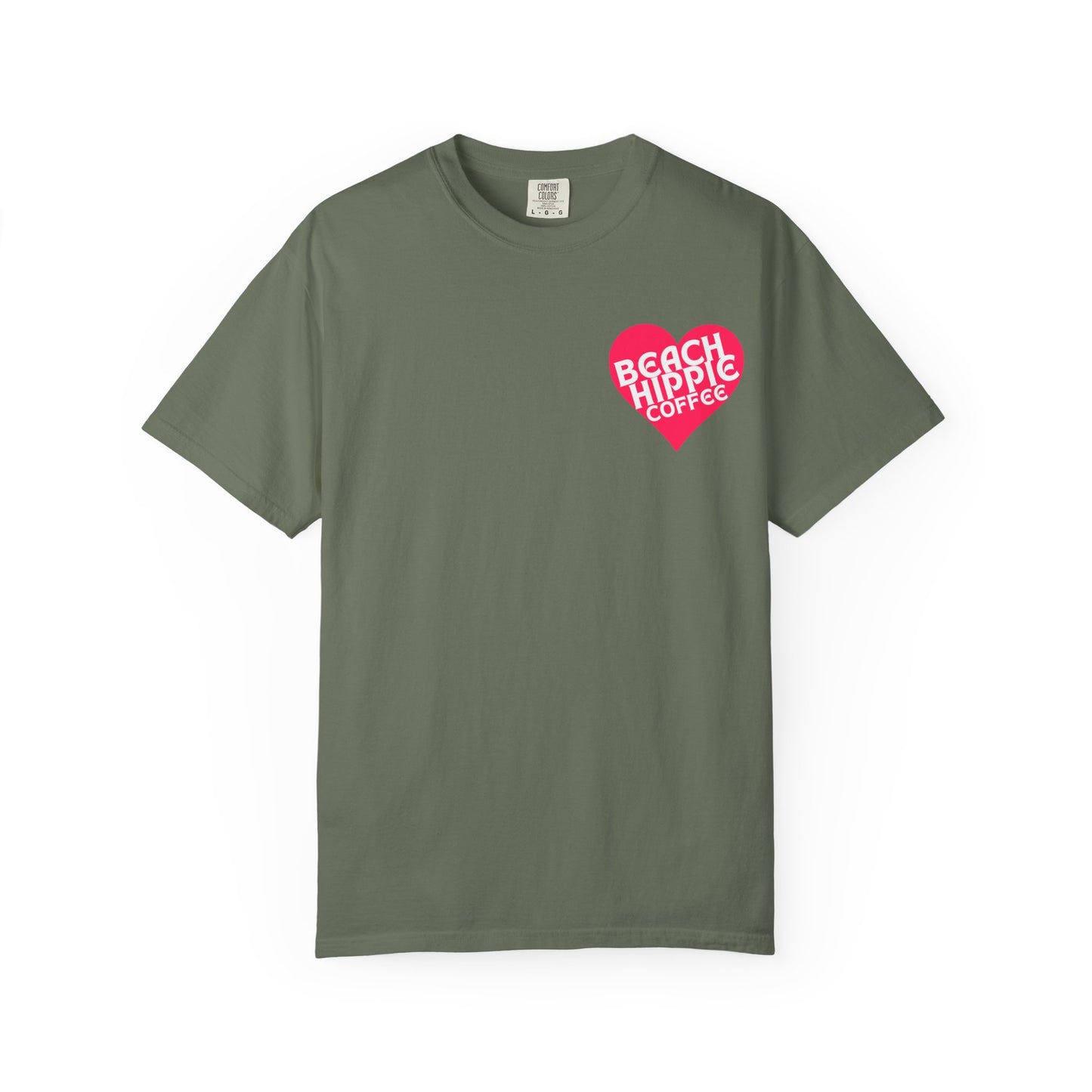 Beach Hippie Coffee T-Shirt - I Am Enough Graphic Tee